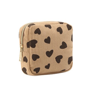 Fashion Favorite Corduroy Mini Make-up Tas - Hart