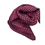 Satijnlook Sjaal - Bordeaux Drop | 65 x 65 cm | Polyester