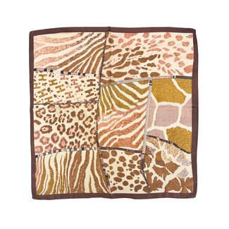 Fashion Favorite Satijnlook Sjaal - Luipaard Bruin