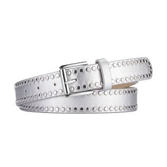 Fashion Favorite Stud Riem - Zilver