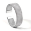 Bold Mesh Bangle - Zilverkleurig | 6,5 x 2,2 cm | Stainless Steel