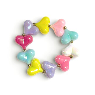 Fashion Favorite Armband - Hartjes Multi