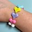 Armband - Hartjes Multi | Lengte 16-18 cm | Bijoux