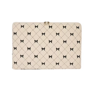 Fashion Favorite Laptop Sleeve - Strik / Bow Crème