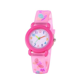 Fashion Favorite Kinderhorloge - Vlinder Roze