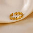 Ring - Hartje Goudkleurig | Verstelbaar | Stainless Steel