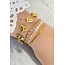 LOVE Hart Armband - Goudkleurig | Stainless Steel