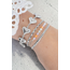 LOVE Hart Armband - Zilverkleurig | Stainless Steel