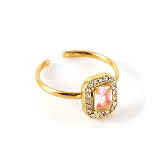 Fashion Favorite Ring - Cubic Zirkonia Roze