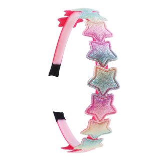 Fashion Favorite Glitter Haarband - Regenboog Ster