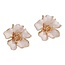 Fashion Favorite Flower Bloem Oorbellen - Wit