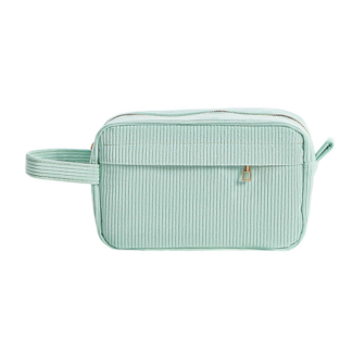 Fashion Favorite Corduroy Make-up Tas - Mintgroen