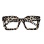 Fashion Favorite Bold Square Bril - Luipaard