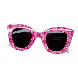 Fashion Favorite Kinder Zonnebril - Bloem Roze/Wit