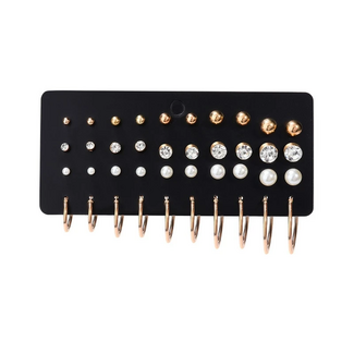 Fashion Favorite Stud Oorbellen - Goudkleurig Set 20 Paar