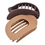 Set 2 stuks Haarclip - Beige/Bruin