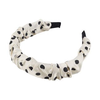 Fashion Favorite Polkadot Haarband - Crème