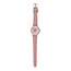 Kinder Horloge - Glitter Hartje Roze | Kunstleer