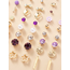 30-delige Set Oorbellen - Royal Purple | Bijoux