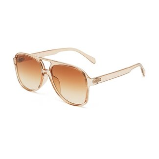 Fashion Favorite Retro Aviator Zonnebril - Tea
