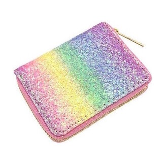 Fashion Favorite Kinder Portemonnee - Glitter Regenboog