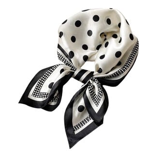 Fashion Favorite Polkadot Bandana - Wit