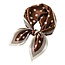 Polkadot Bandana - Bruin | 60 x 60 cm | Polyester