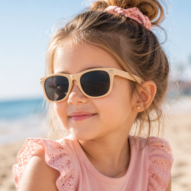 Kinder Zonnebril - Beige | Kunststof