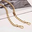 Bag Strap Chain - Goudkleurig | 120 cm | Tashengsel