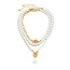 Chain Pearl - Parel Ketting | Set 3 stuks | Imitatieparel / Bijoux