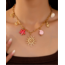 Bedel Ketting - Sun Goudkleurig | 39 + 5 cm