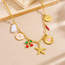 Bedel Ketting - Cherry Goudkleurig | 40 + 5 cm