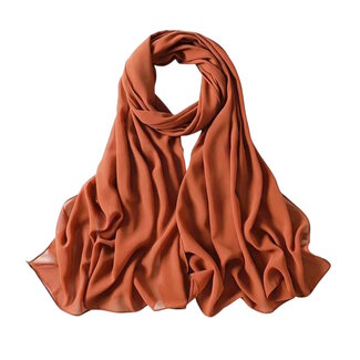 Fashion Favorite Chiffon Sjaal - Bruin