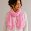 Chiffon Sjaal - Roze | Polyester | 180 x 90 cm