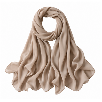 Fashion Favorite Chiffon Sjaal - Beige