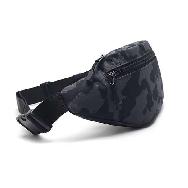 Heuptas - Effen Zwart | Oxford / Polyester |  25 x 13 x 7 cm