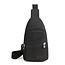 Crossbody Schoudertas - Zwart | Polyester | 30x18x10 cm