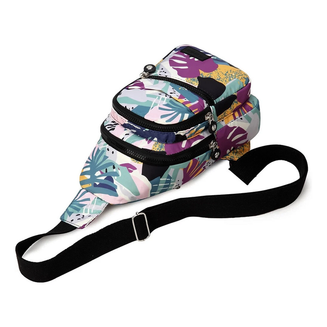 Crossbody Schoudertas - Zwart | Polyester | 30x18x10 cm