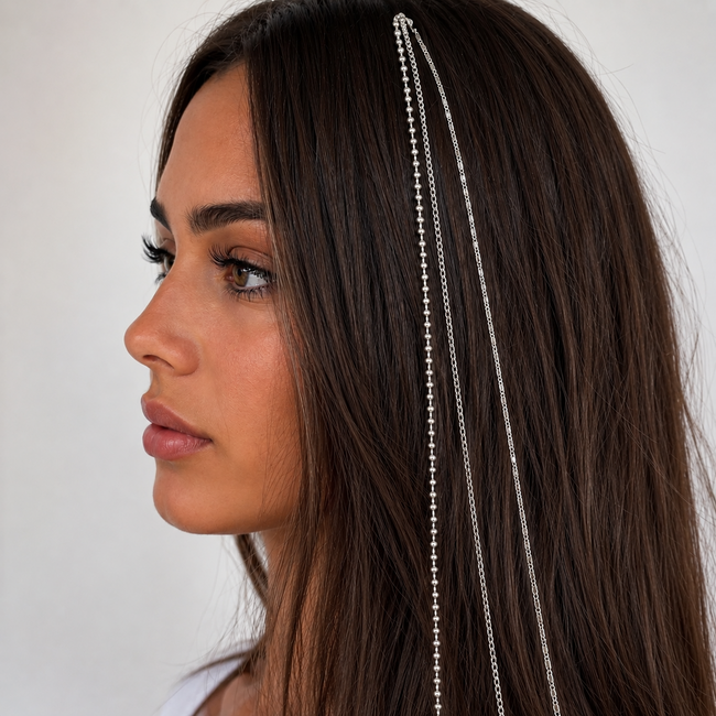 Haarclip - Set 2 Stuks - Zilverkleurig | Stainless Steel