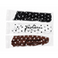 Haarband - Polkadot / Stippen Wit | Polyester