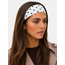 Haarband - Polkadot / Stippen Wit | Polyester