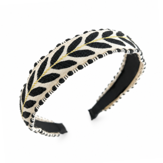 Fashion Favorite Retro Ibiza Haarband - Zwart