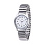 Luna Silver Horloge | Zilverkleurig | Elastische band