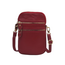 Lederen Telefoontas - Rood | 18 x 12 x 4 cm