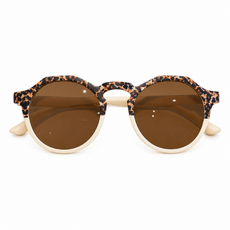 Fashion Favorite Kinder Zonnebril - Luipaard Beige