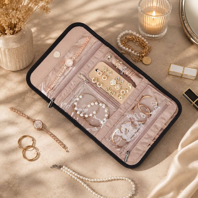 Sieraden Opberger Etui - Zwart | 33 x 22 cm