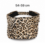 Zonneklep - Luipaard Bruin | Polyester | 54-59 cm