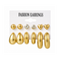 Fashion Favorite 6-delige Set Oorbellen - Milano Goudkleurig