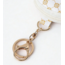 Mini Accessoiretasje - Clover Crème | Kunstleder | 10 x 10 x 2 cm
