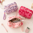 Toilettas / Etui - Pluche Hartje Lila | 20 x 10 x 10 cm
